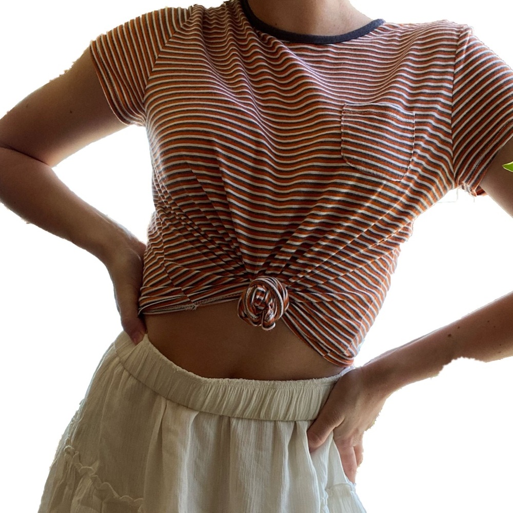 striped tee